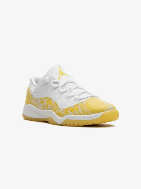 Jordan Kids Air Jordan 11 Low "Yellow Snakeskin" sneakers