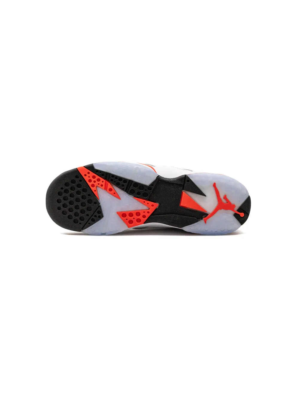 Jordan Air  7 "infrared" Sneakers In White