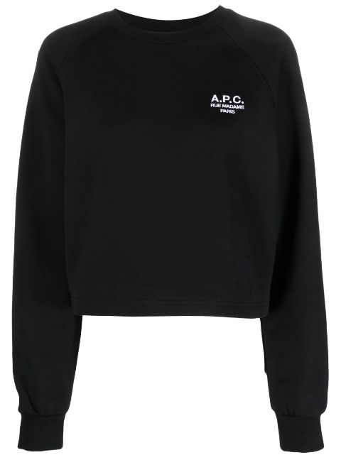 A.P.C. Oona logo-embroidered sweatshirt Women