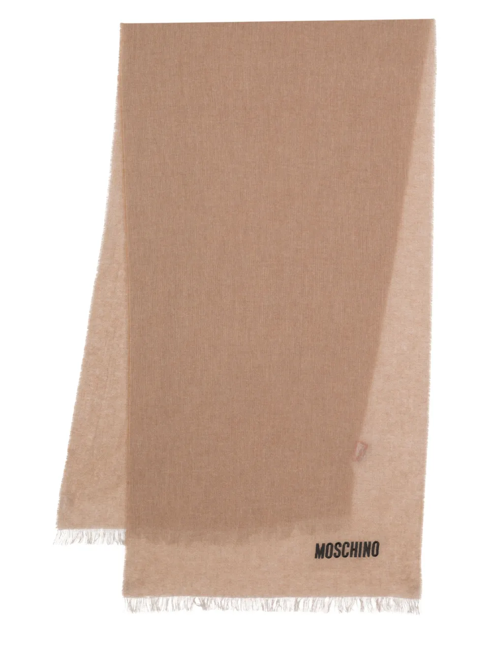 Moschino écharpe en cachemire - Marron Top Merken Winkel