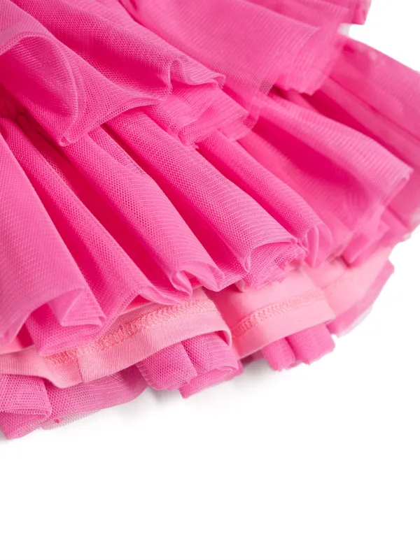 Miss Blumarine ロゴ ラッフル チュールスカート - Farfetch 