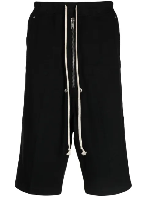 Rick Owens eyelet-detailing drop-crotch shorts 