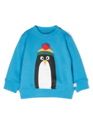 Stella McCartney Kids Penguin Crewneck Sweatshirt ニットウェア
