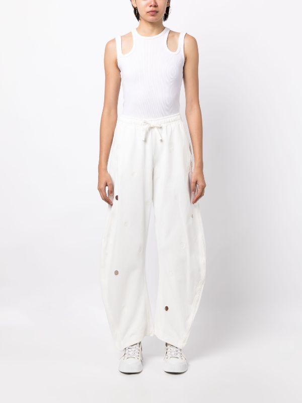 JNBY cut-out wide-leg Track Pants - Farfetch