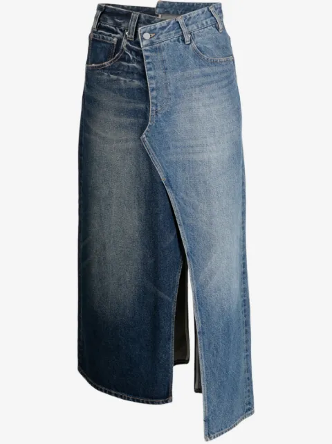 JNBY asymmetric denim skirt