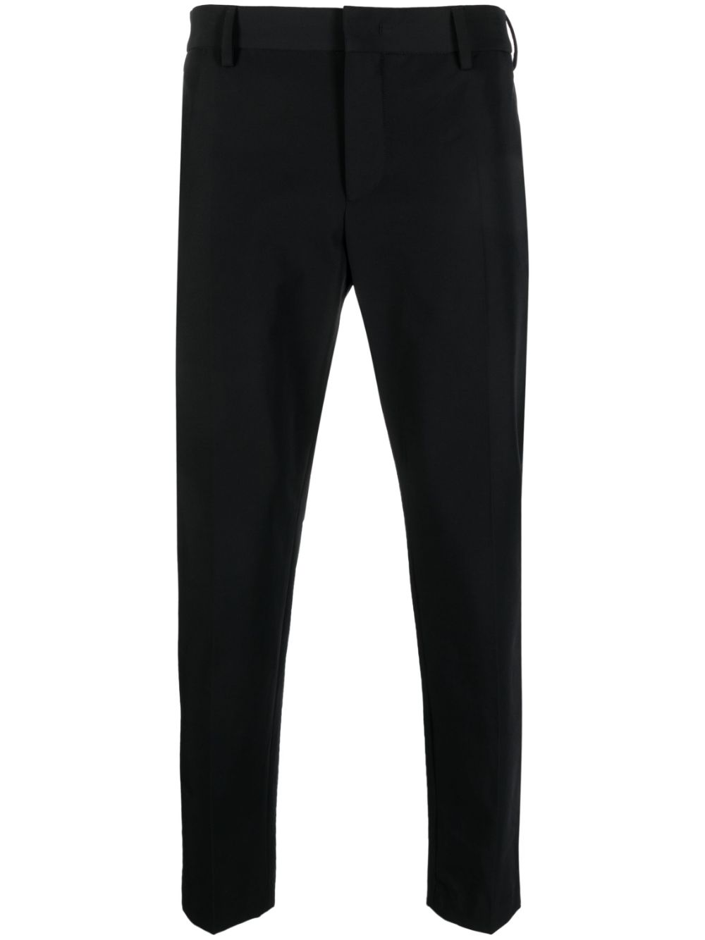 straight-leg tailored trousers