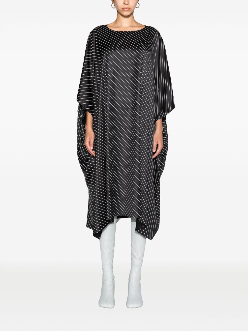 MM6 Maison Margiela striped belted midi dress Women