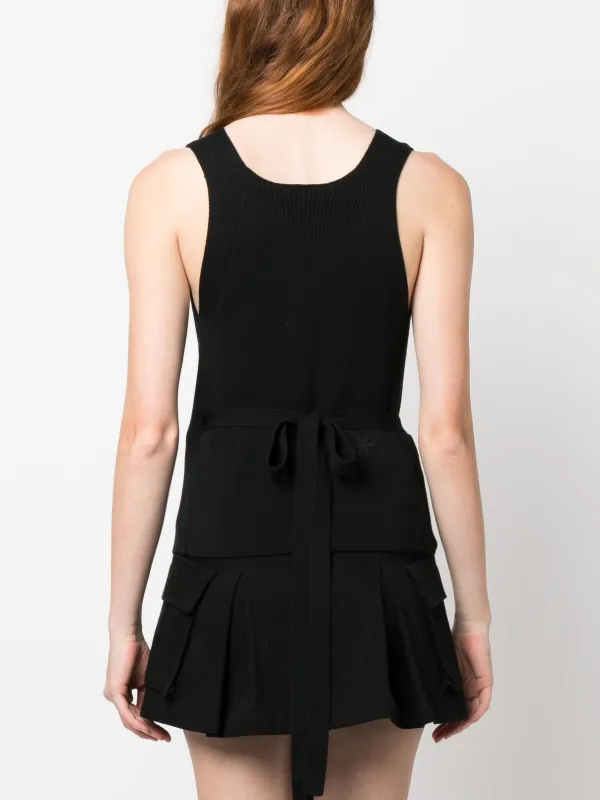 Patou リブニット トップ | ブラック | FARFETCH JP