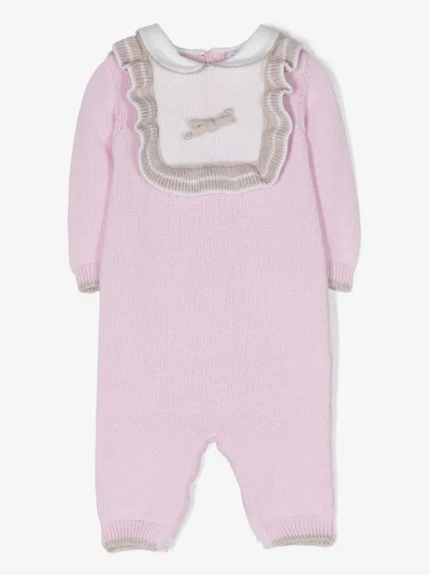 Siola bow-detail knitted romper