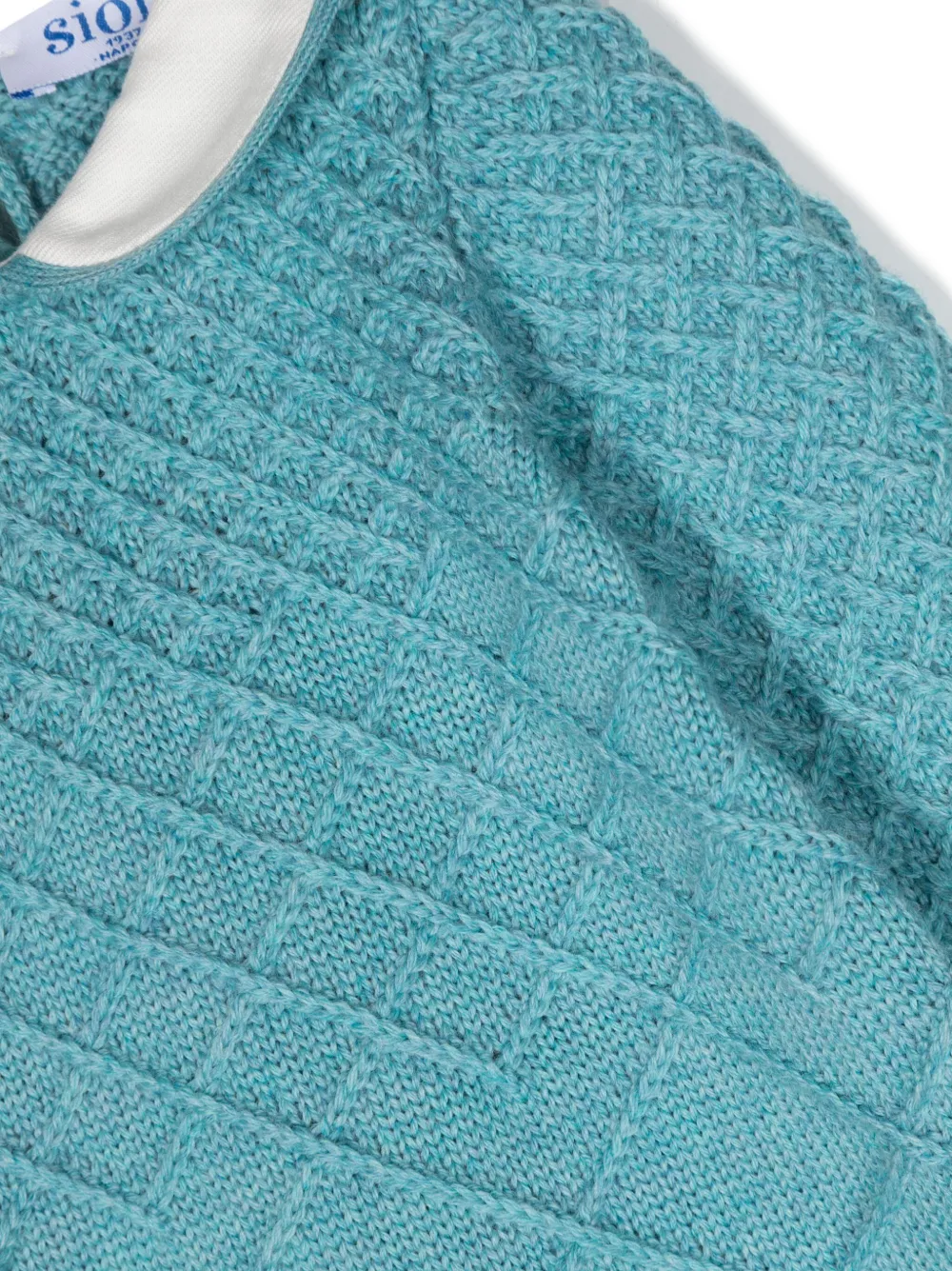  Siola Knitted Merino Romper - Green 