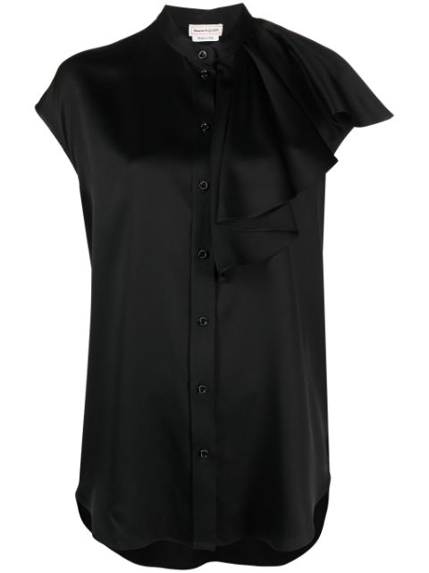 Alexander McQueen sleeveless ruffled blouse Women