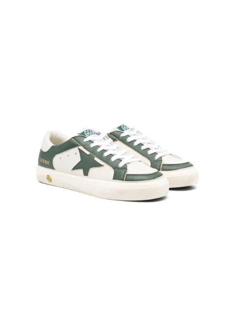 Golden Goose Kids star-patch low-top sneakers