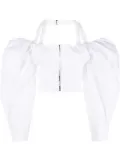 Jacquemus Le Haut Taffetas blouse - White