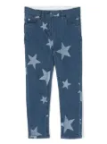 Stella McCartney Kids Star-print straight-leg jeans - Blue
