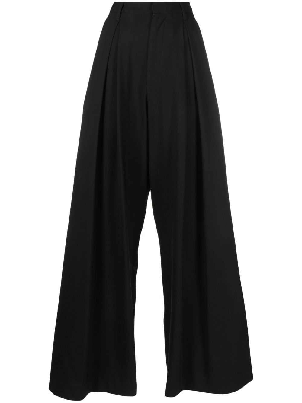 Image 1 of Giuseppe Di Morabito high-waist wool-blend trousers