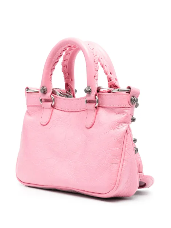 【送料・関税込】BALENCIAGA NEO CAGOLE SMALL TOTE Sweet pink Balenciaga Neo Cagole Small leather tote bag Balenciaga