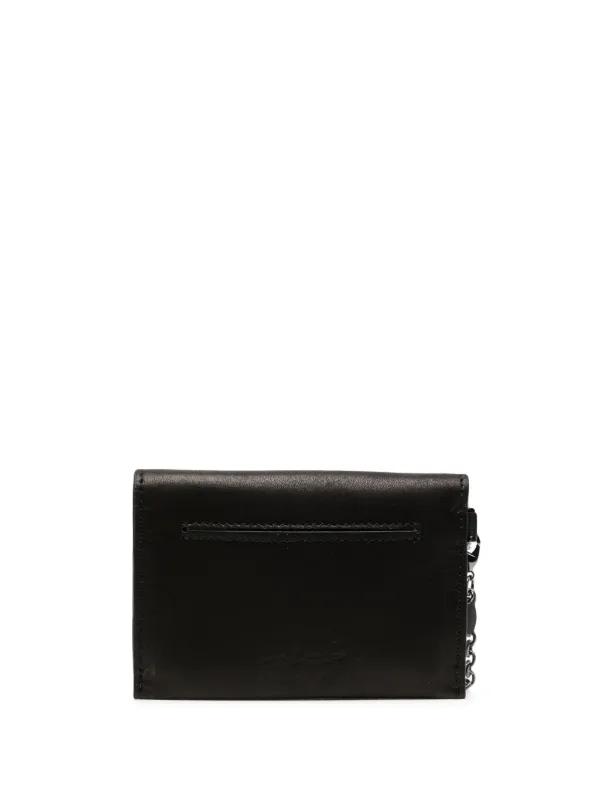 【正規店出品】YOHJI YAMAMOTO DISCORD LONG WALLET discord Yohji Yamamoto Signature Long Wallet / Shrink Cow