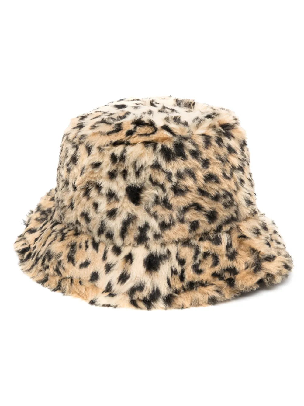 leopard-print bucket hat