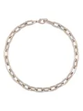 Susan Caplan Vintage 1990s brushed-finish chain necklace - Silver