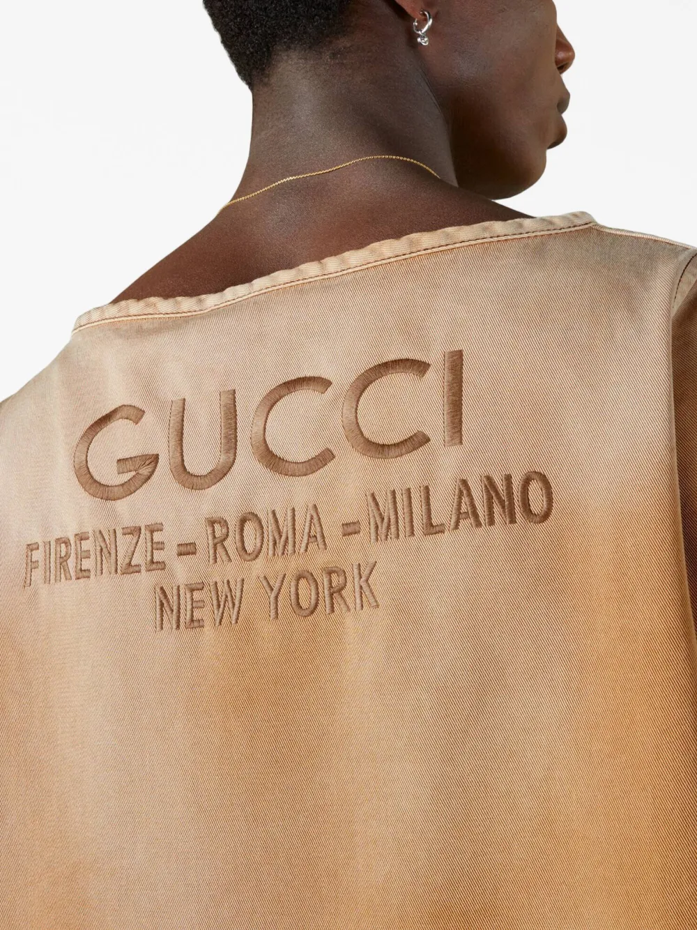 GUCCI＊DENIM TOP WITH EMBROIDERY デニムトップス＊送料込 衝撃の激安コスパ・掘り出し物も 新作人気モデル 楽天市場