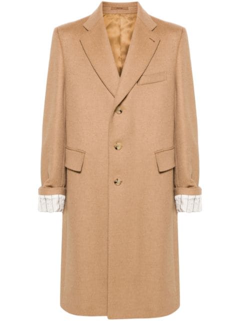 Gucci single-breasted brushed coat