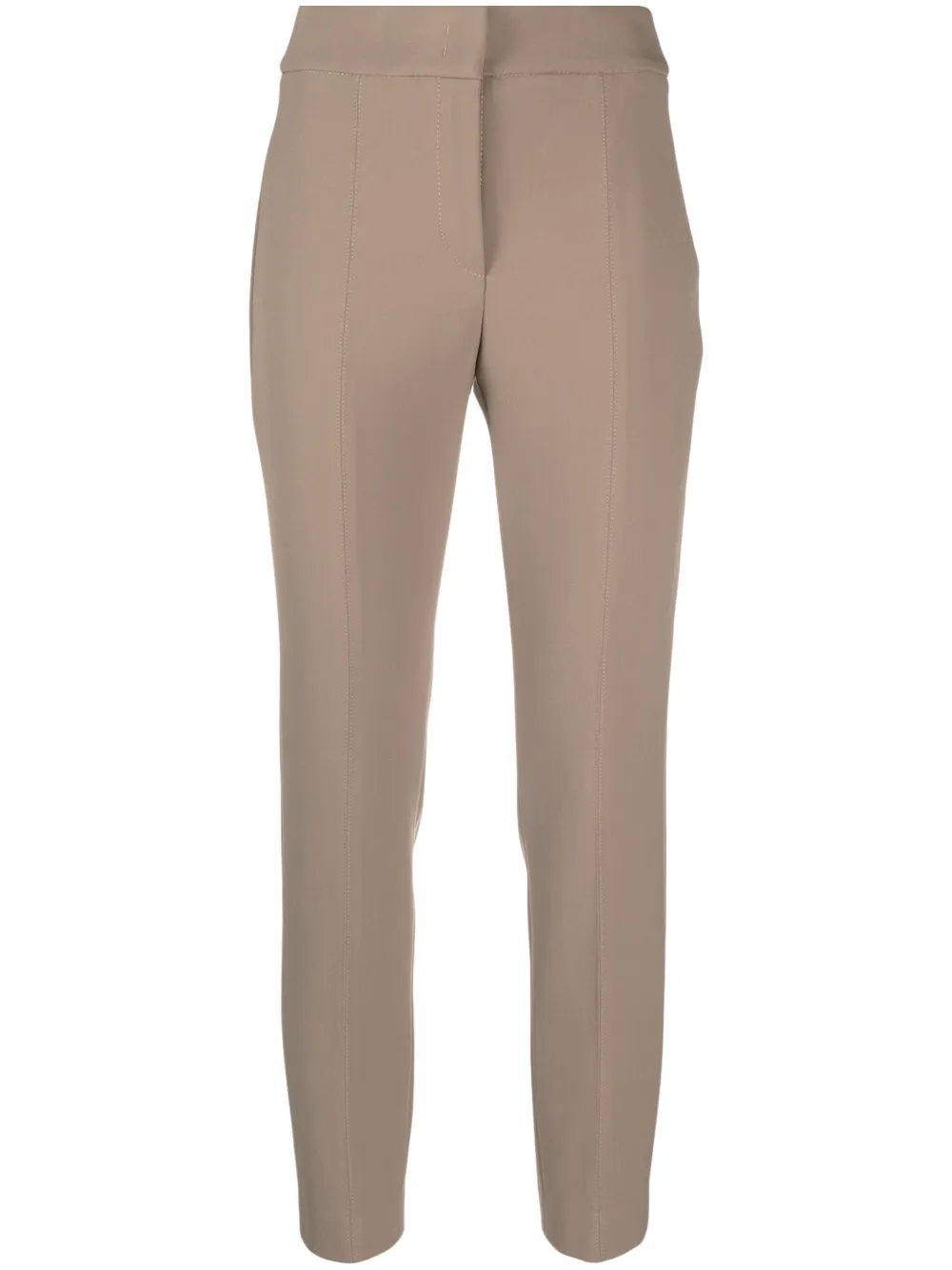 cropped slim-fit trousers