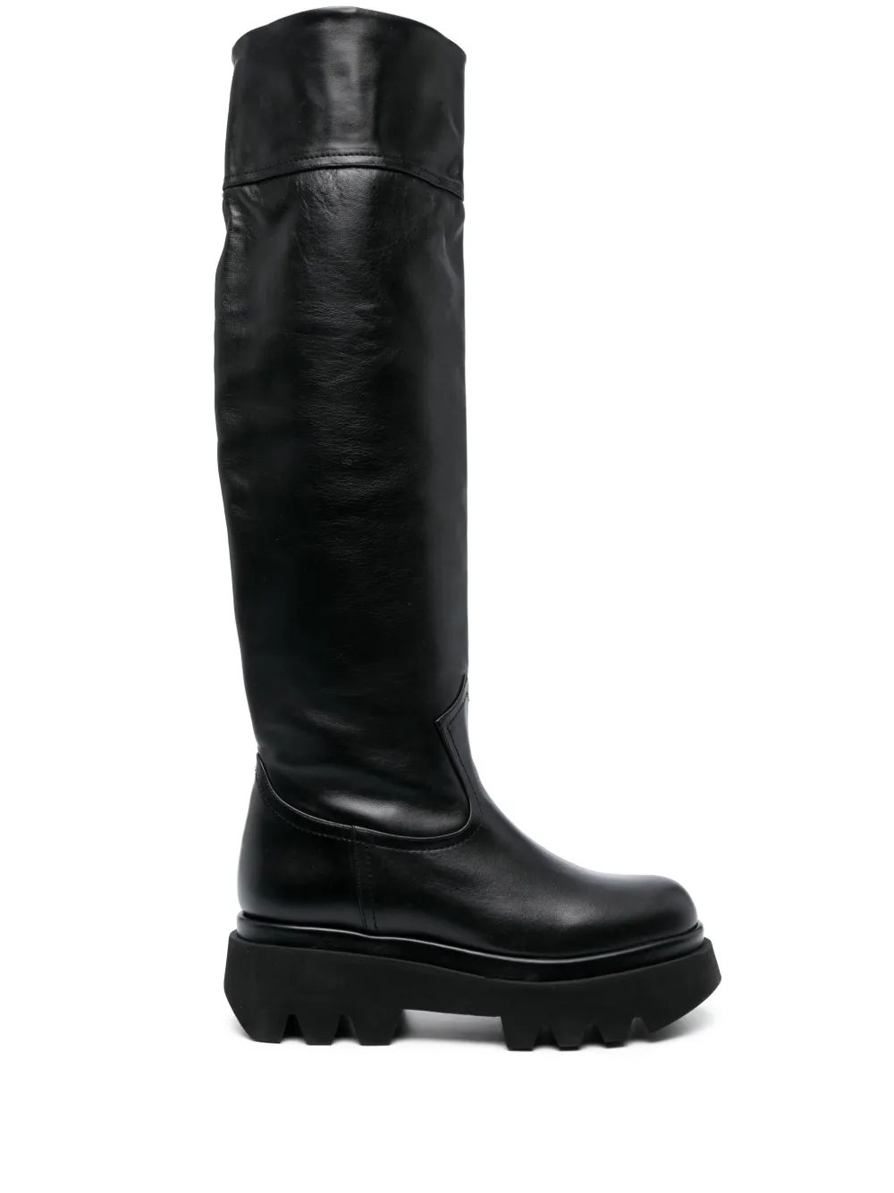 Paloma Barceló - ridged-sole leather boots