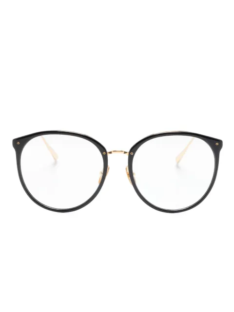 Linda Farrow The Kings round-frame glasses