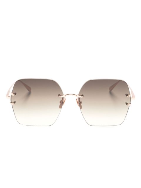 Linda Farrow Carina oversize-frame sunglasses