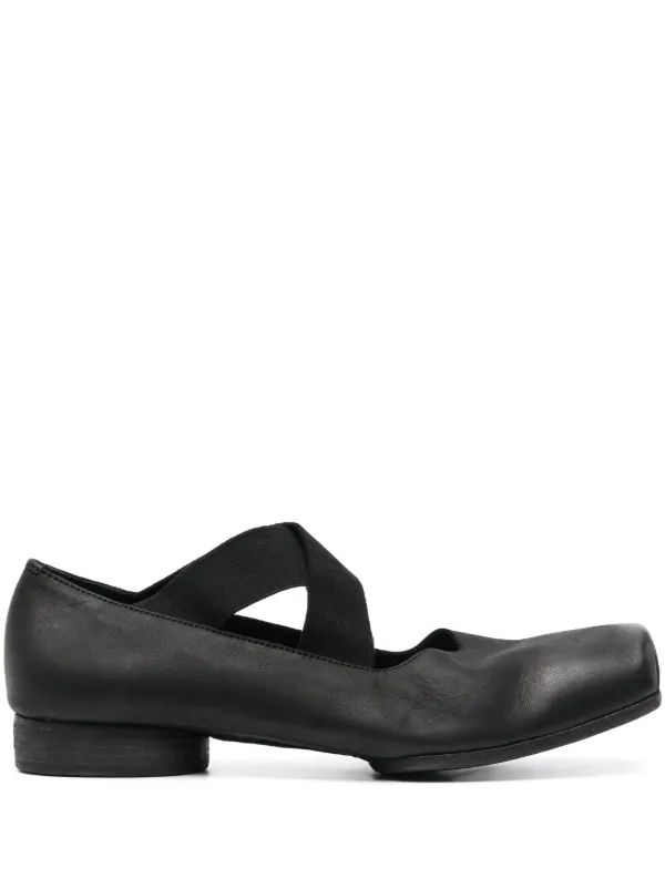 フラットシューズ Uma Wang Square Toe Ballerina Shoes 21978978_51823998_600.jpg