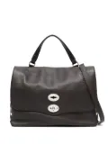 Zanellato large Postina leather tote bag - Brown