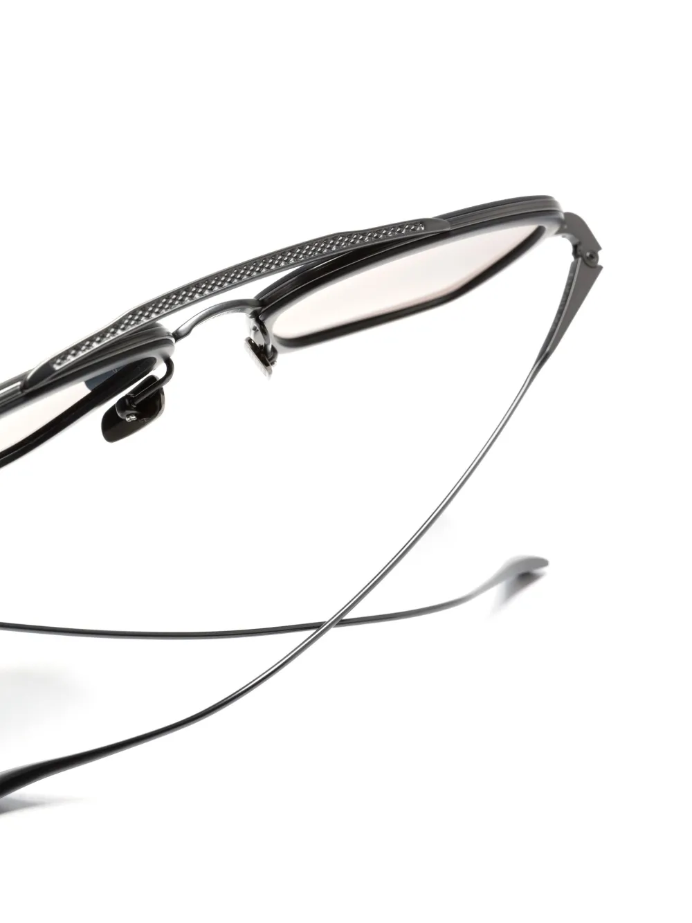 Dita Eyewear Zonnebril met vierkant montuur Zwart