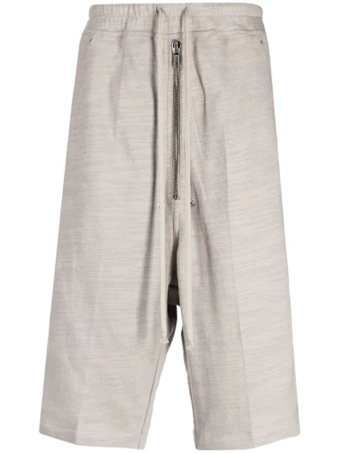 Rick Owens eyelet-detailing drop-crotch shorts 