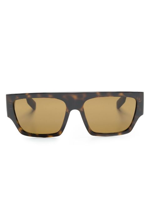 Burberry Eyewear lentes de sol con armazón cuadrada estilo carey