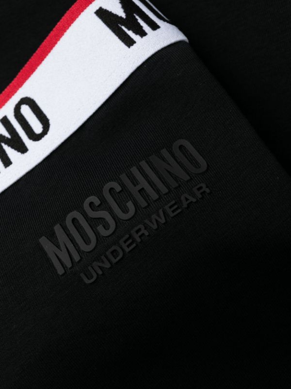 MOSCHINO 定番 レギンス ロゴ - ボトムス