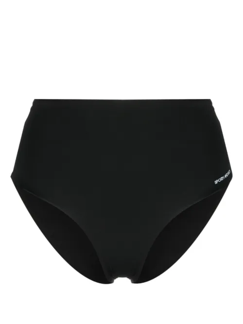 Bas de bikini imprimé à taille haute - Sporty & Rich - Modalova