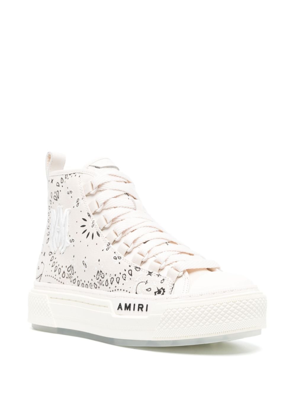 AMIRI M.A. Court sneakers met bandanaprint - Beige