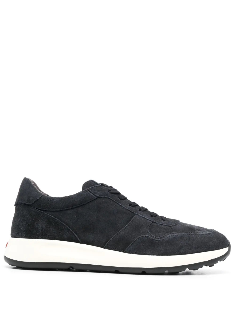 Tod's Logo-patch Leather Sneakers In Blue