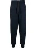 ETRO Pegaso-embroidered jersey track pants - Blue