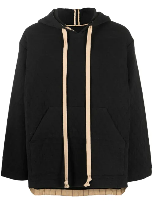 Hoodie à lien de resserrage - Uma Wang - Modalova