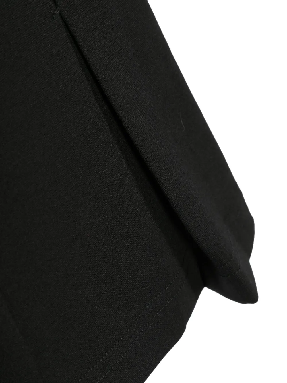 Msgm Elasticated-waist Flared Trousers In Black