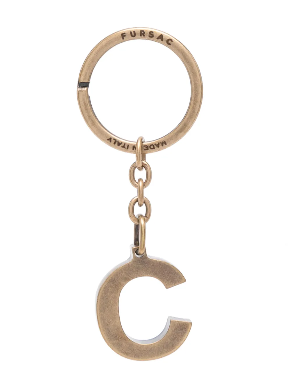 C-charm logo-engraved keyring