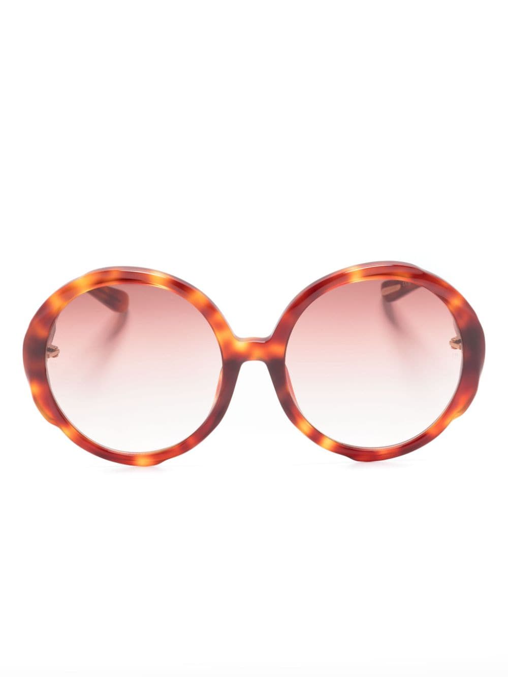 Linda Farrow Otavia Oversized Sunglasses In Braun