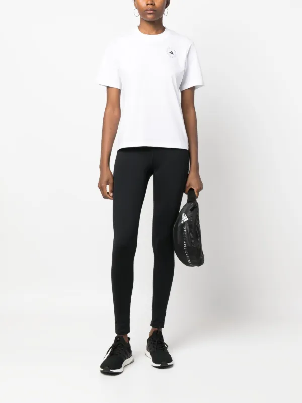 Adidas By Stella McCartney logo-print short-sleeved T-shirt