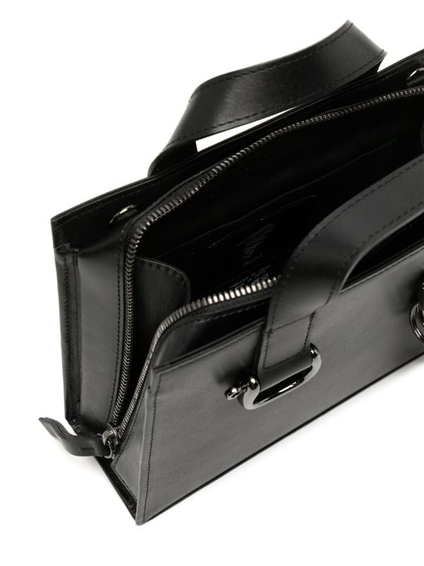 Discord Yohji Yamamoto Discord zip-up Leather Mini Bag - Farfetch