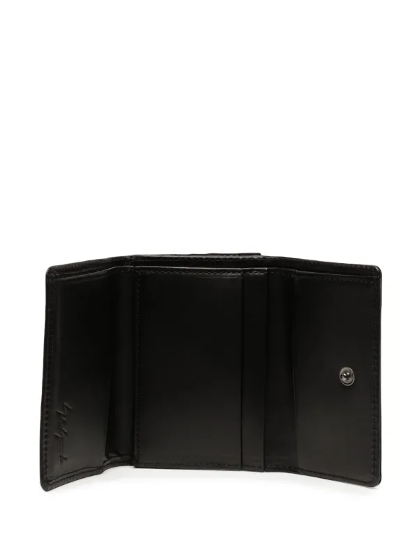 Discord Yohji Yamamoto tri-fold Leather Wallet - Farfetch