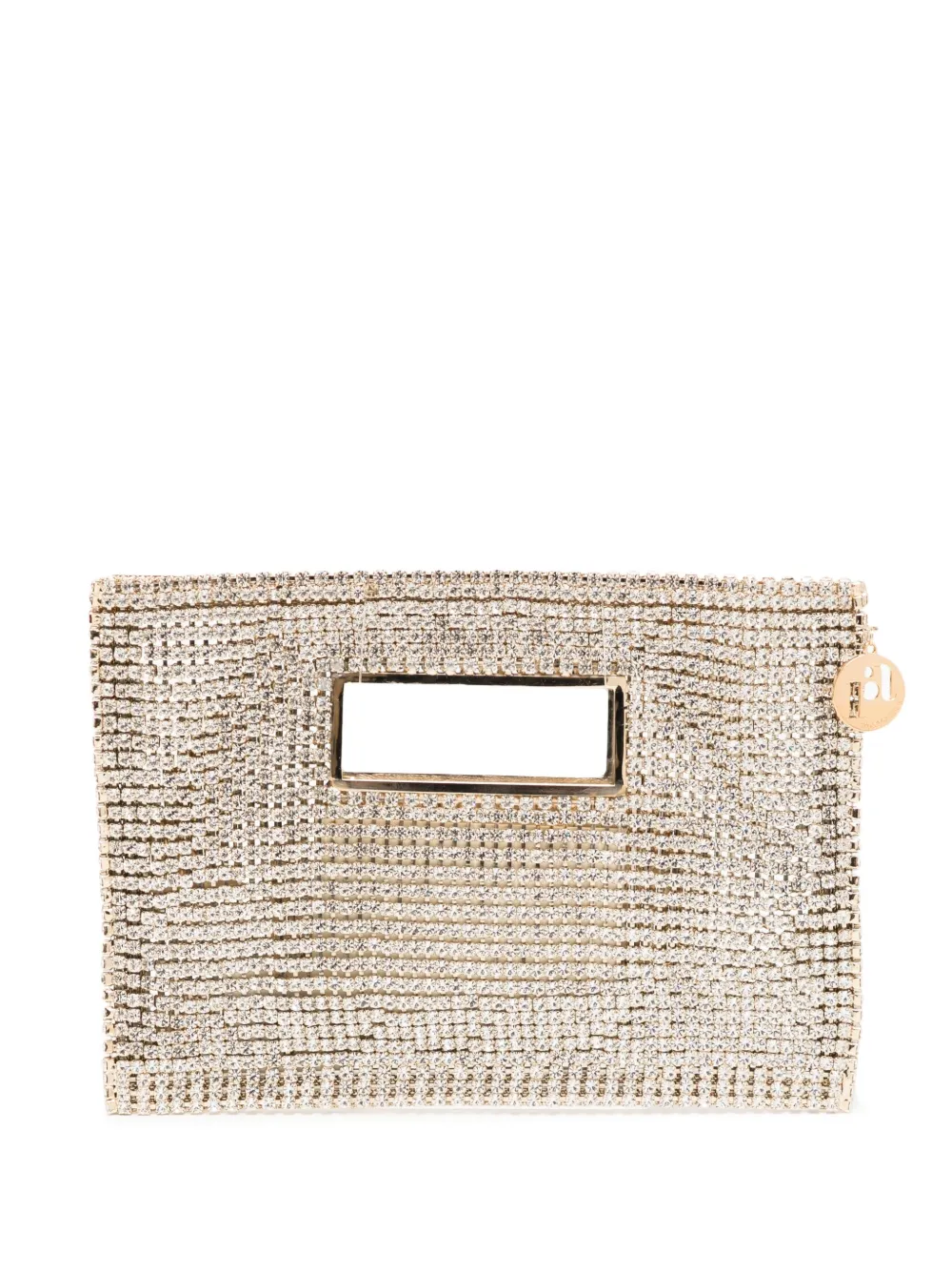 Rosantica Iside Crystal-embellished Bag In Gold