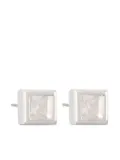 Monet Pre-Owned 1980s crystal-embellished stud earrings - Silver