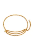CHANEL Pre-Owned 1980s CC layered bracelet - Gold