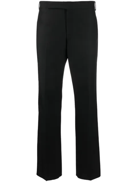 Lardini pressed-crease tapered-leg trousers 
